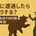 クマに遭遇したらどうする