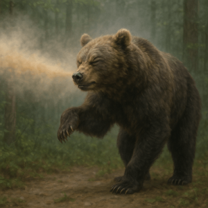 熊スプレー追い払い