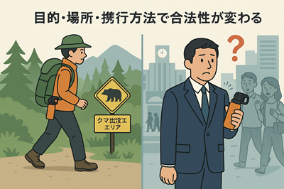 熊スプレーの法律