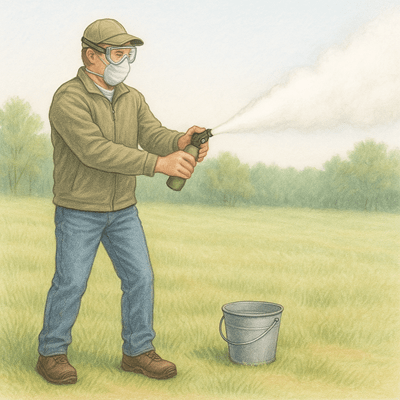 熊撃退スプレー廃棄