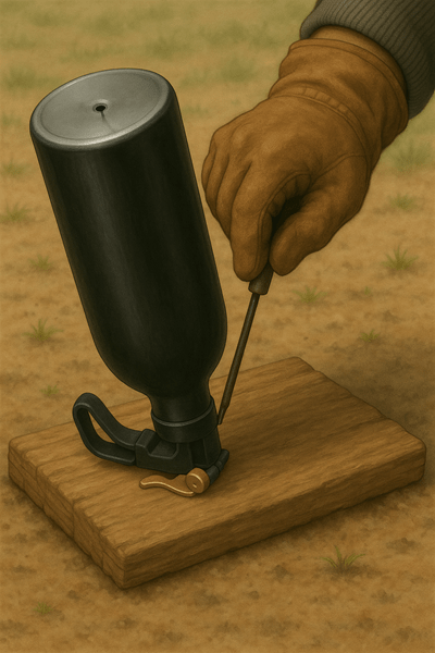 スプレー缶穴あけ